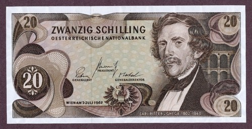 Austria scellini banconota - austria,