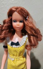  Barbie Vintage OOAK Quick Curl Francie Bambola con Capelli Rossi!