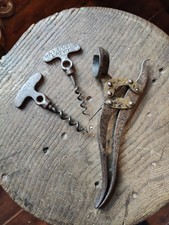 Antique Lund Corkscrew Lever