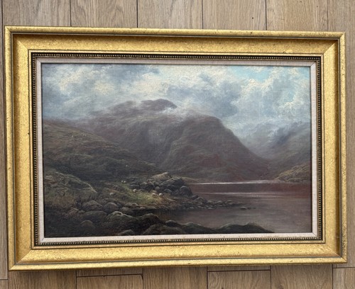 Antique 19thc oil - antique,