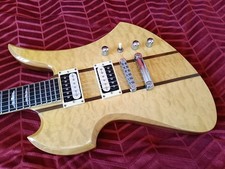 B.C. Rich Mockingbird NJ classic series natural with Gibson zebra pickups