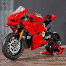 Moto Da Costruite Nuova Ducati Panigale Mattoncini Technic Rossa 646 Pezzi New
