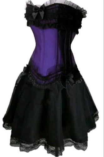 Corsetto raso viola con - viola,