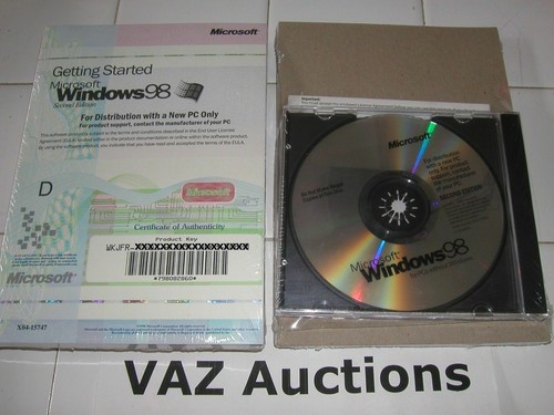 Microsoft windows seconda - windows, 98