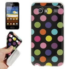 Custodia TPU guscio case punti per cellulare Samsung Galaxy S Advance i9070 nuova