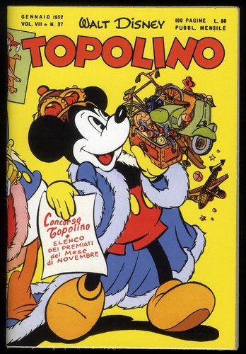 Topolino gennaio 1952 - 37,