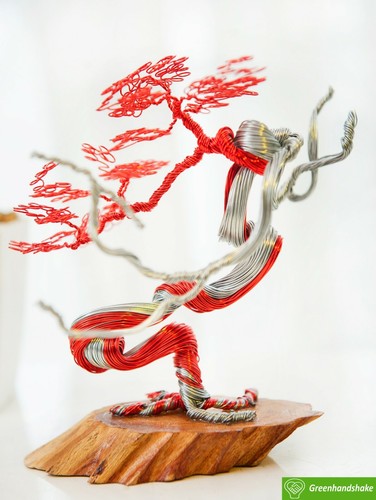 Mini scultura albero filo