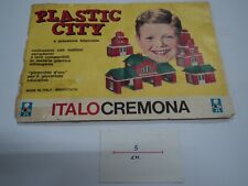 Costruzioni PLASTIC CITY Libretto Catalogo ITALOCREMONA - NO Lego