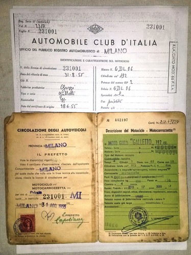 Moto guzzi 192 - 192, galletto