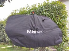 borsa sacca porta bici,semi rigida, imbottita, impermeabile usata 2 volte 