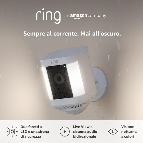 Videocamera plus con faretti - videocamera, a