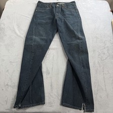 Jeans Levis Engineered uomo 33x34 blu cuciture intrecciate baffo 3D denim Y2K 6 Pock