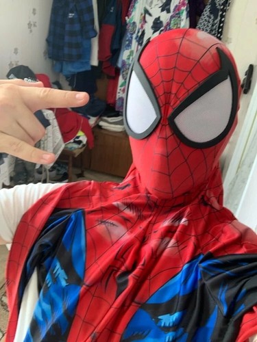 Ultimate spider man cos tuta - ultimate, spider-man