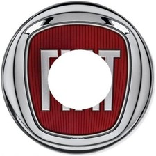 Fregio Logo Stemma Fiat Copia Rosso Anteriore 120MM Doblò Scudo Talento Ducato