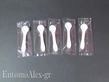 MINI cucchiaini misurino dosatore 0,25g 0.5ml x5 IMBUSTATI medicina laboratorio 