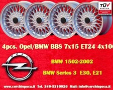 4 Cerchi BBS OPEL 7x15 4x100