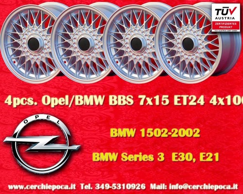 Cerchi bbs opel 7x15 - 4,