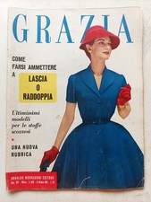 Rivista GRAZIA - Nuovi modelli per le stoffe scozzesi - N.818 Ottobre 1956