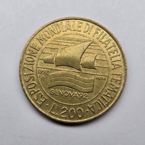 1992 italia 200 lire - 1992,