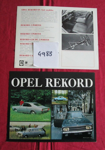 4988 opel rekord tout - n°4988, /