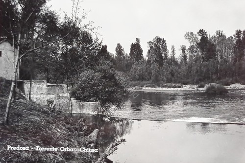 Cartolina predosa torrente - predosa,