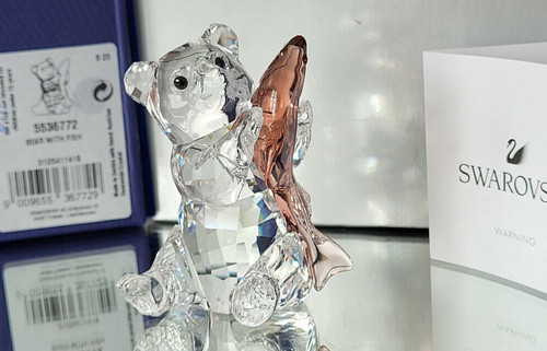 Swarovski orso con pesce bear - orso,