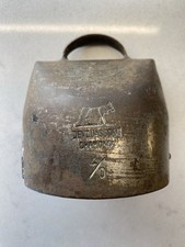 Antica campana mucca Chamonix 4/0 da collezione