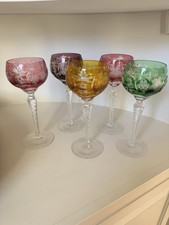 Set 6 bicchieri bohemien