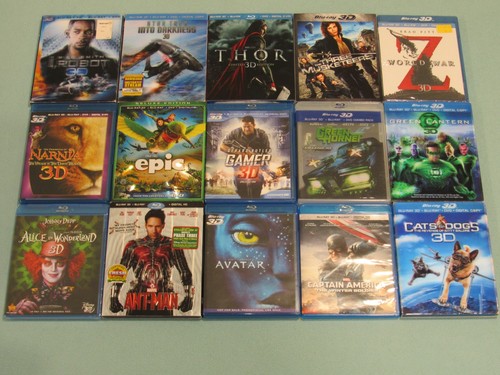 Blu ray lot - 3d,