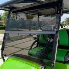 Tinted Folding Windshield Golf