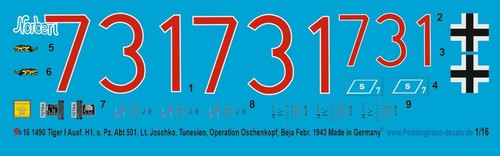 Decals peddinghaus 1490 - decals,