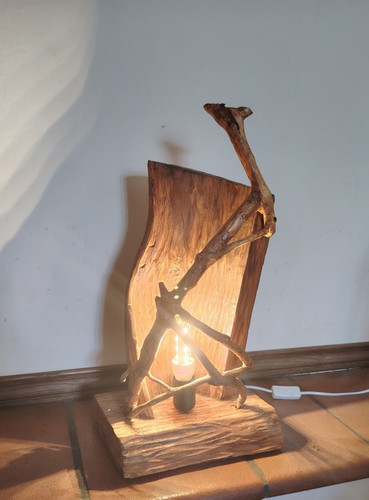 Lampada comodino legno - da, in
