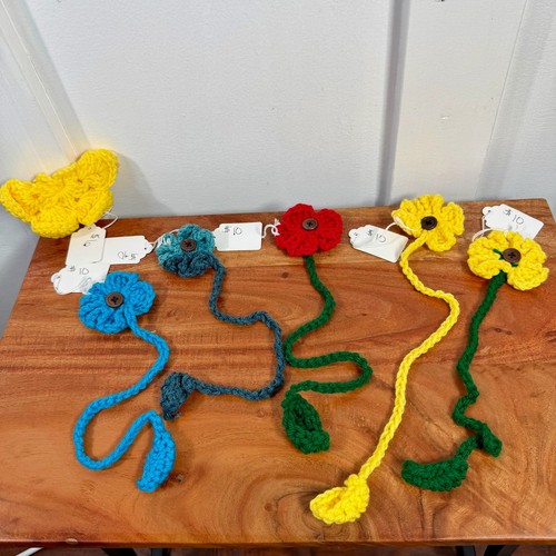 Handmade crocheted flower - crocheted,