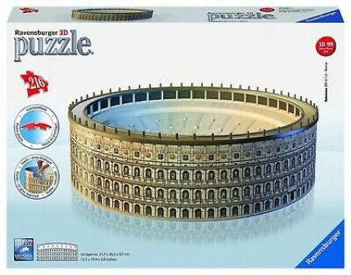 12578 puzzle colosseo - puzzle, 3d