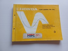 HONDA CR 125 R E-F-G Cross 1985-86 catalogo ricambi originale