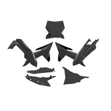 Racetech Plastica Kit Completo KTM SX SXF 125 250 350 dal 2025 Set 8 Pezzi Nero