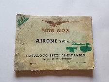 Moto Guzzi 250 Airone Sport - Turismo - Militare 1956 catalogo ricambi ORIGINALE