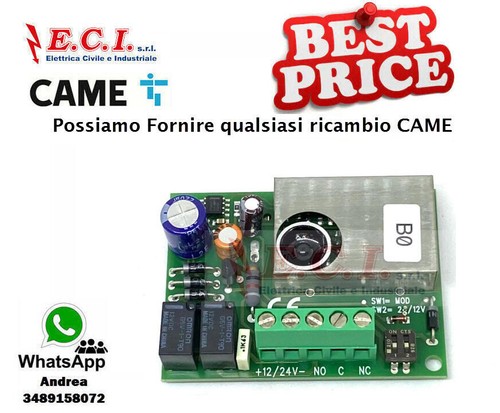 Came originale scheda - came,