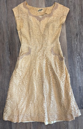 Abito vintage anni pizzo - 50, in