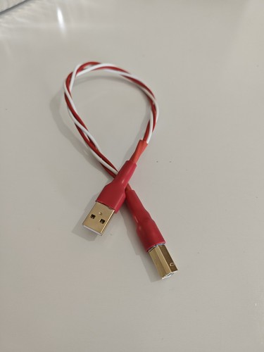Cavo usb in - a/b, carbonio