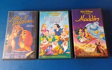 Lotto di 3 vhs classici Walt