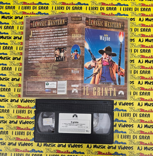Vhs film grinta john - film,