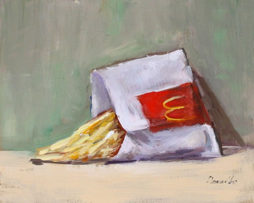 Mcdonald cibo natura morta - cibo,