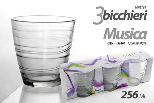 Set bicchieri tavola - 3,