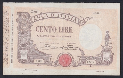 Banconota italia 100 lire - banconota,