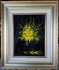 Quadro dipinto olio nino - dipinto,