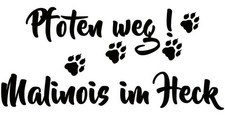 MALINOIS Adesivi Auto ADESIVI