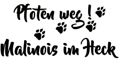 Malinois adesivi auto - malinois,
