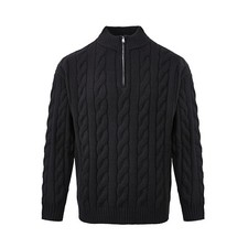 Maglione maglia mezza cerniera