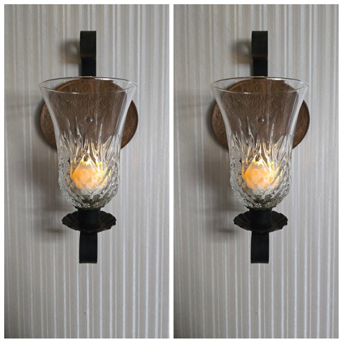 Applique candela rame ovale - , da